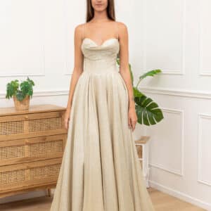 Glitter Gala jurk Corset