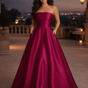 Valencia Strapless Gown